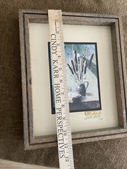 Signed Vintage Art Gore Wooden Frame