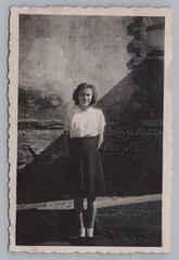 Girl Portrait – Vintage Photo 1930s 1940s
