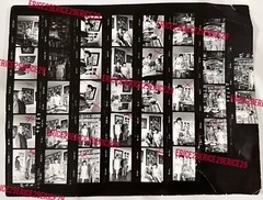 Oscar de Mejo Artist Contact Sheets By Photographer Raimondo Borea Studio Stamps