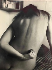 Large Photo Analogue Halter Neck Female 1970 Curiosa Erotica Portrait Fetish