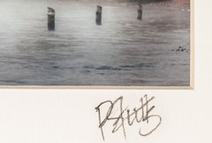 Nature Photography PNW Waterscape 3.5 X 5.5, Seattle Matted Signed
