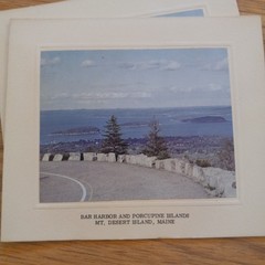 11 Vintage Bar Harbor MAINE Photograph Note Cards w/ Envelopes 6 Coastal Views