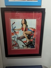 Lowrider Bicycle Photo 8×10 Matted With 11×14 Framed.