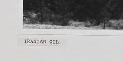 Vintage James W. Howlett Black and White Photograph, ‘Iranian Oil’