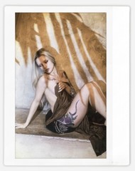 Art model Bradley Instax Wide Instant Film Print