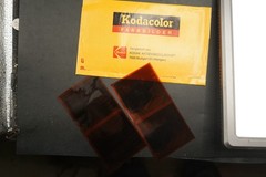 Photo negative bundle view color Schorndorf Stuttgart Kodak new building living room