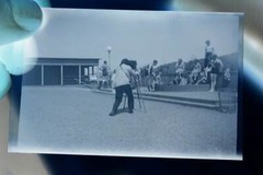 Great old negative – photographer photographs bathers – 1920s-30s?