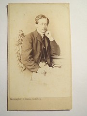Heidelberg – 1866 – Herr von Funke as a man – portrait/CDV