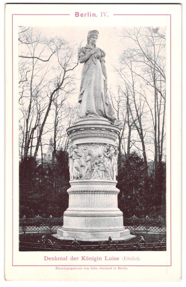 Photography / Light Print Edm. Gaillard, Berlin, view of Berlin, monument to the kings