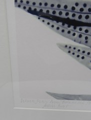 Signed Martha Madigan Lihue Fern photograph botanical photogram 16×19” framed