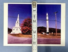 Ted Degener Art Photo Print Card – The Village Square 1983 – Fotofolio 4.25”x6”