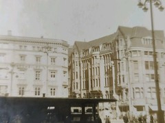 Hans Breuer Photo Hamburg 1928 Stamped Die Mönckebergstrasse.