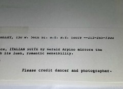 JOFFREY BALLET 8×10 HERBERT MIGDOLL PRESS PHOTO JILL DAVIDSON DANCE VTG DANCER