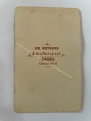 orig. CDV photo photograph picture old child children fashion around 1885 Weitnauer Basel