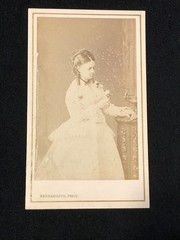 RUSSIAN IMPERIAL ANTIQUE BERGAMASCO CDV RUSSIA GRAND DUCHESS MARIA ALEXANDROVNA