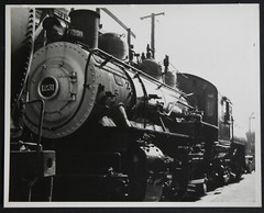 Southern Pacific Engine #1231 SP Locomotive Station Photograph Vtg 50s Railway