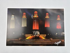 Lot of 2 Randy Smith Gallery UT Longhorns Signed Photo Prints Texas Football