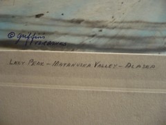 REUEL GRIFFIN, Fairbanks ALASKA PHOTOGRAPH tinted McKINLEY MATANUSKA VALLEY