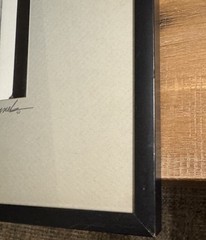 Reminiscing with Eubie Framed Photograph By Johnny Donnels SIGNED Black & White