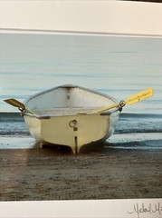 Michael Mitz Photography Matted Photo Boat Shore 11×14