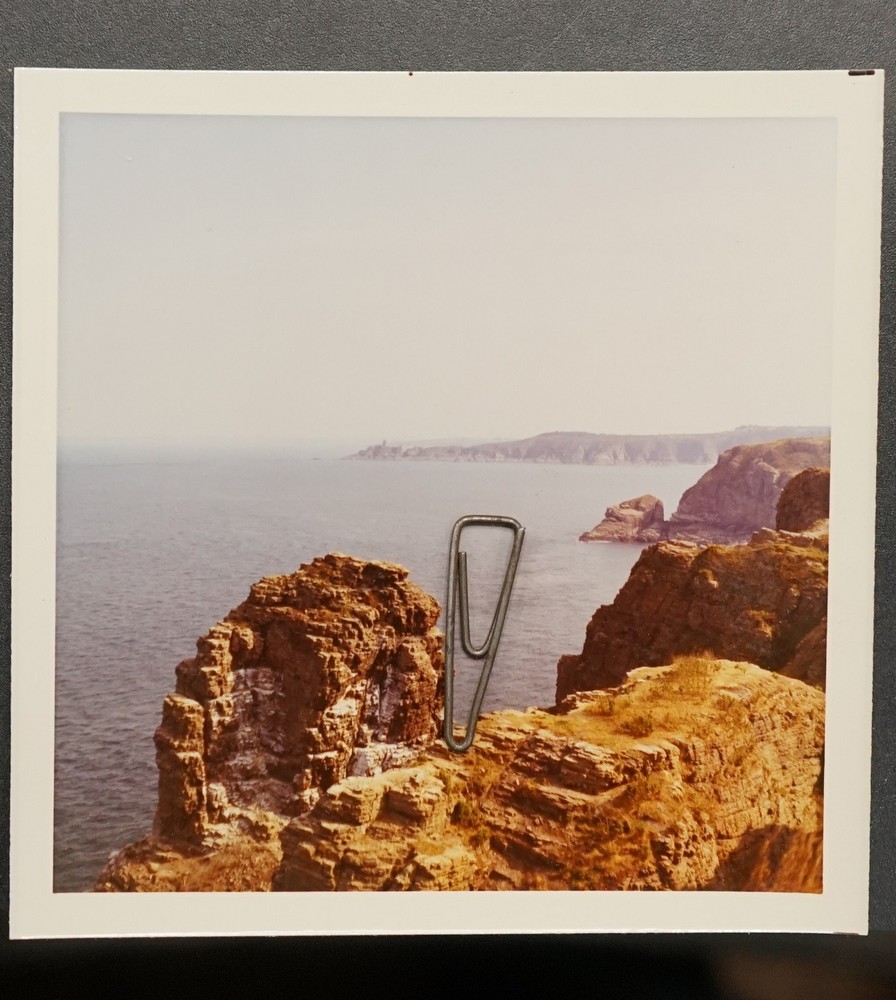 Photo View Saint Malo Brittany Landscape Mont Atlantic Ocean Color 1971