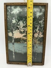 Vintage Wallace Nutting RARE Hand Painted PHOTO PRINT Circa EARLY 20TH Century
