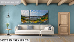 Reflections of Connection: Roosevelt Lake Bridge Arizona Wall Art Canvas Print