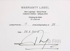«SENZA PAROLE» COLLECTOR’S EDITION » MARC LAGRANGE » WITH ORIGINAL SIGNED PRINT!