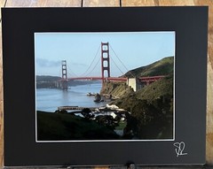 The Golden Gate Bridge and Horseshoe Bay – Matted Fine Art Photographic Print