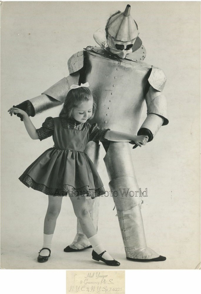 Tin man dancing with Dorothy Wizard of Oz vintage art photo by Hal Yager
