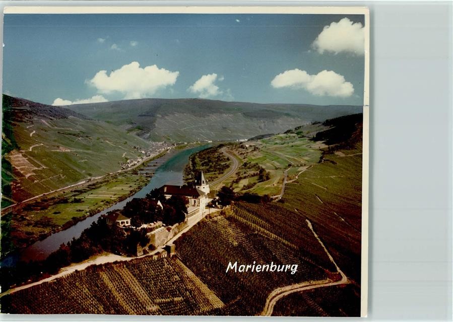 40024916 – 5584 Bullay Aerial View Marienburg Castle / Castle