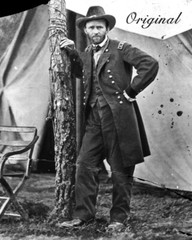 Ulysses S. Grant at Cold Harbor, Restored Satin Finish Civil War Photo – 5 Sizes