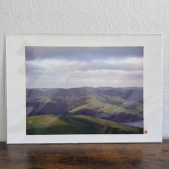 Mountain Landscape Rolling Hills Photo Poster Print 19×13″ Wall Art Home Decor