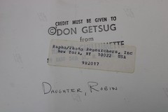 Lot of 3 Don Getsug Gelatin Silver Print Photos Stamped Verso Greece, Daughter+