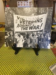 Lot of 2 Black & White Photos PROTESTS: ANTI-VIETNAM RALLY, 1968, New York Bin F