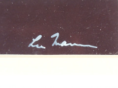 Vtg «Canadian Dogwood» 8×10 Photograph, Signed, Matted & Framed (13×16) LEE MANN