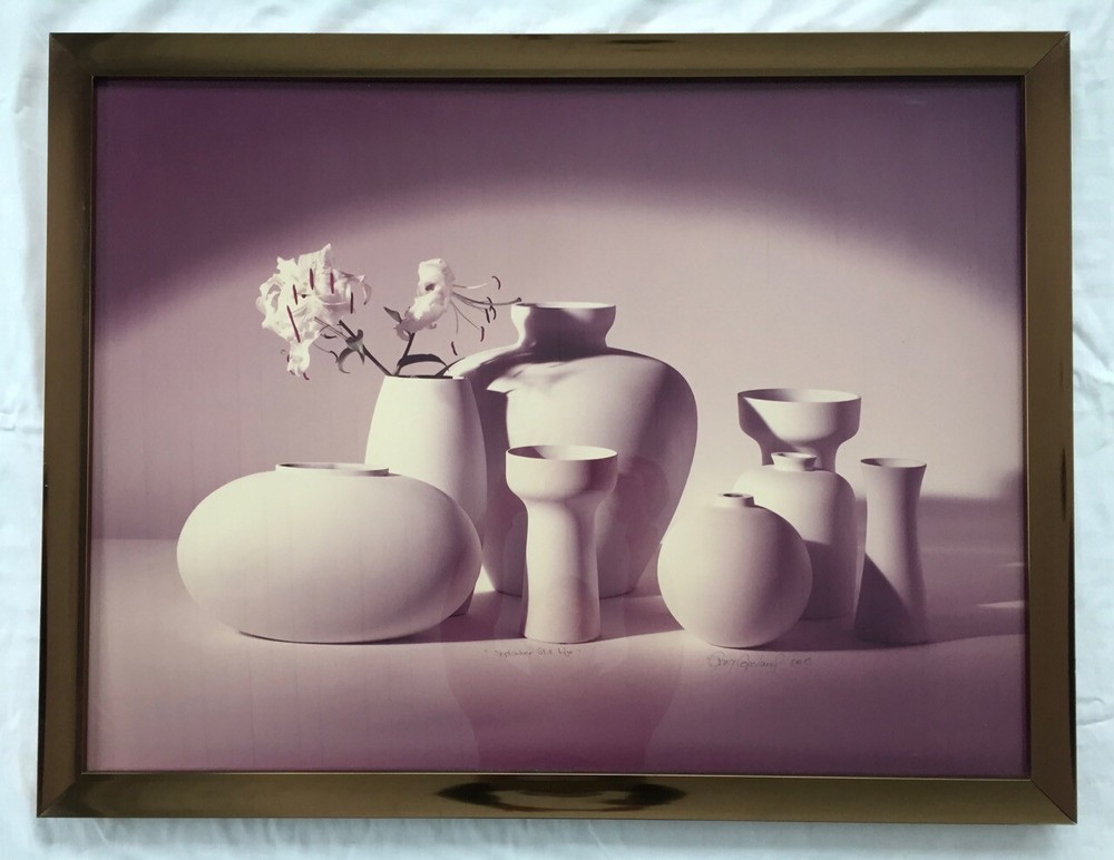 Large GREG COPELAND Fine Art Photograph SEPTEMBER STILL LIFE Flower Signed 1982