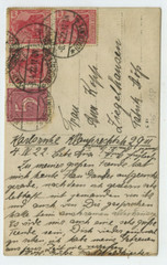 98300 – Family Group Picture – Photo as Postcard, Karlsruhe 8.4.1922
