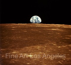 NASA photo, Earthrise from Surface of the Moon