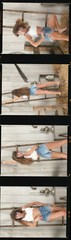 1 roll (14 negatives) of color medium format Kodak VPS film sexy pin ups