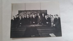 Photo Large Format 38 School Classroom Boys Graduation Circa 1950s Approx 13x18cm