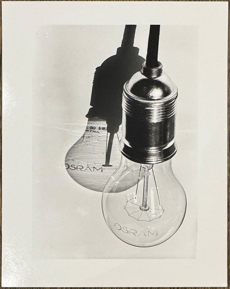 Hans Finsler, Electric Bulb, 1928, Photograph from Estate