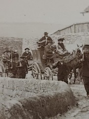 Photo Process Antique 1900 Saint Alban On Limagnole (48) Holidays From Village