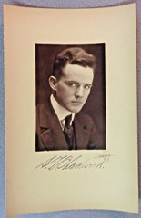 H.A. CHADWICK Signed EDWARD CURTIS PHOTO Owner Editor Seattle Argus News Paper