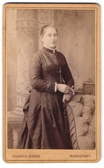 Photograph Eduard Lösche, Rudolstadt, Wall Street 454, Common Lady with z