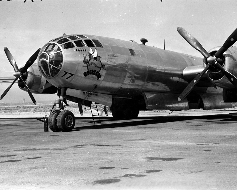 New World War II Photo: B-29 Superfortress «Bockscar» Drop on Nagasaki – 6 Sizes