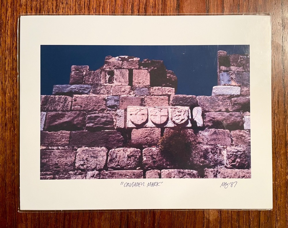Original photographic print «Crusader Mark» by Michael Blumenstock