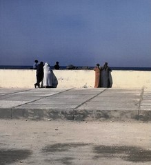 Original 1981 Harry Callahan Morocco Street Scene Dye Transfer Photograph SIGNED