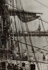Original Vintage USSR Photo, Sailboat «Tovarishch», Ukrainian vintage photo