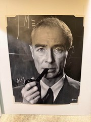 PHILIPPE HALSMAN “Dr. J. Robert Oppenheimer” 1958 Signature Portrait Print Rare